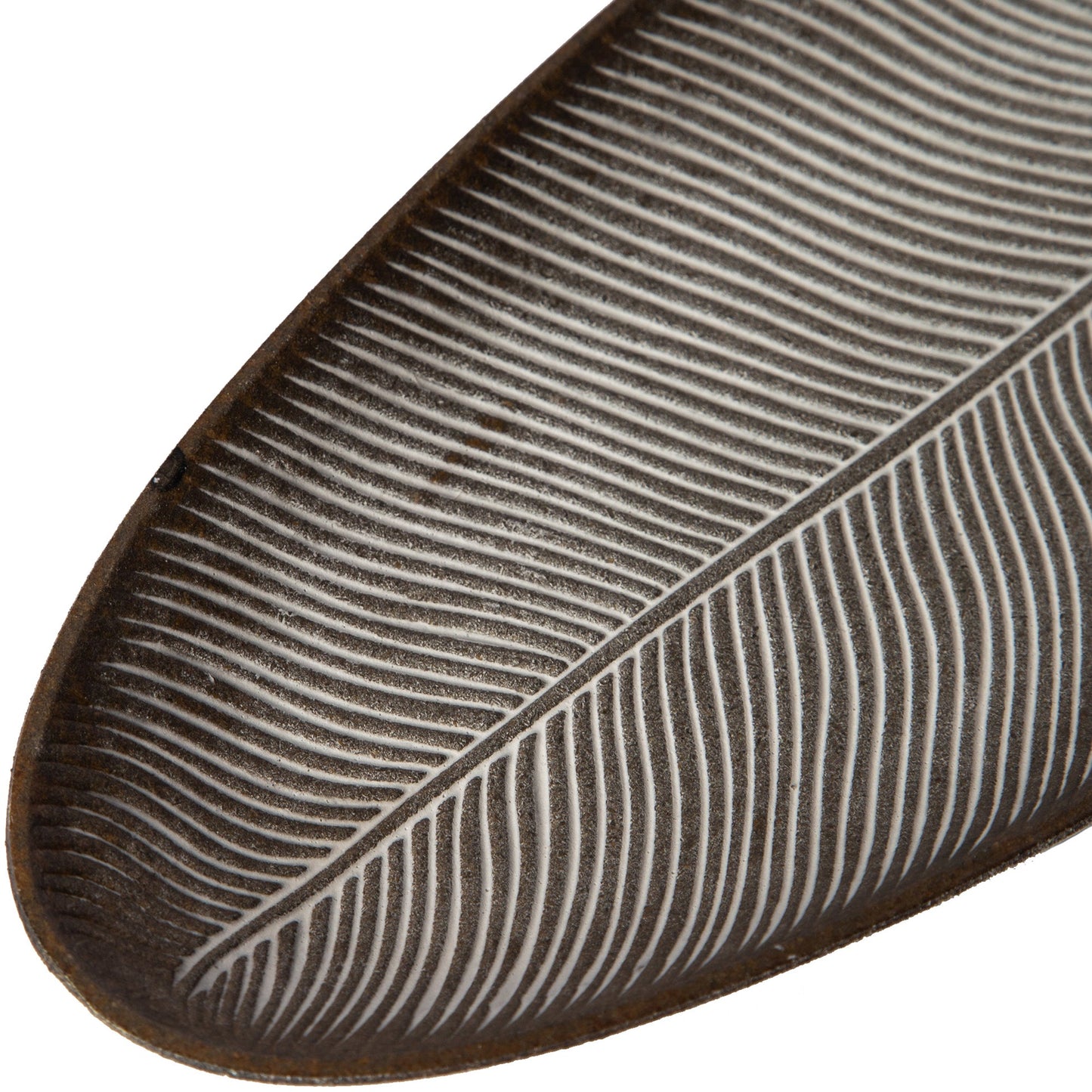 Leaf Design Wood Tray - Elegant Jewelry Plate Tray with Intricate Leaf Design - Decorative Centerpiece for Home, Kitchen, and Events