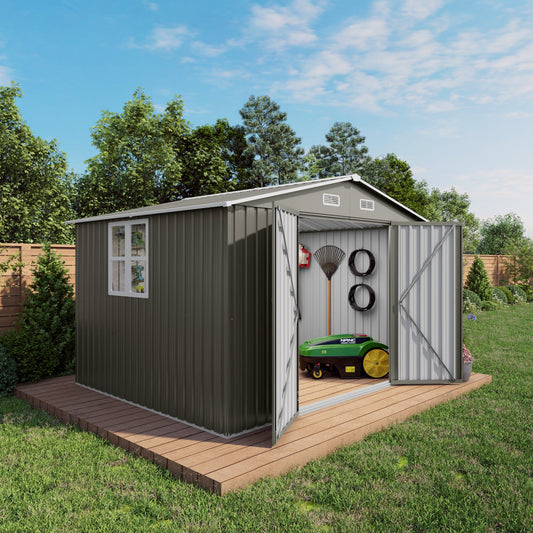 10 x 8 FT Outdoor Metal Storage Shed