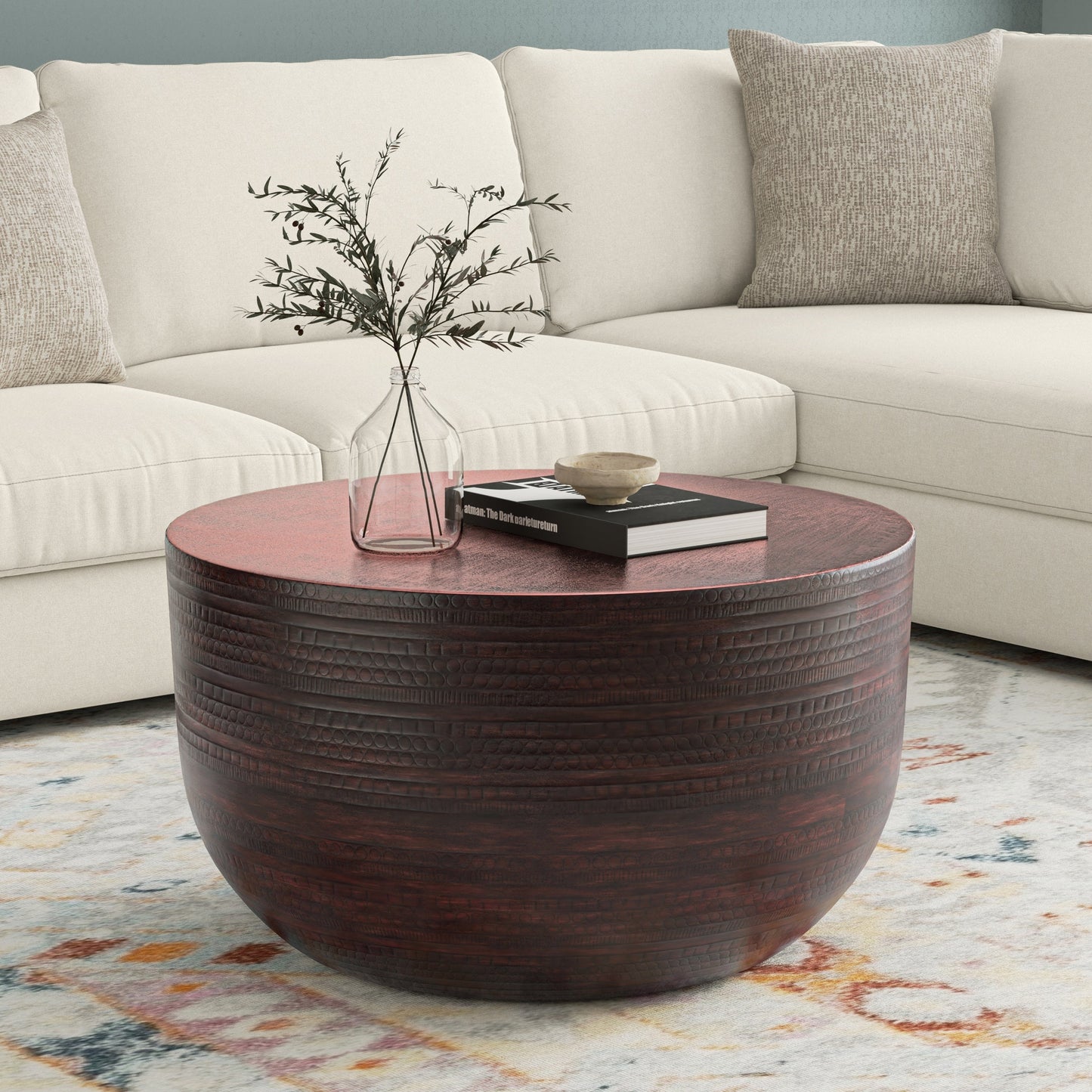 Johnsen Metal Coffee Table in Oil Rubbed Bronze