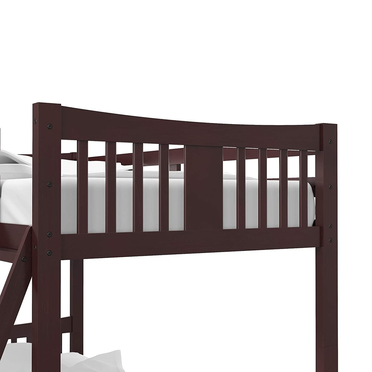 Espresso Twin Over Twin Bunk Bed GREENGUARD Gold Certified