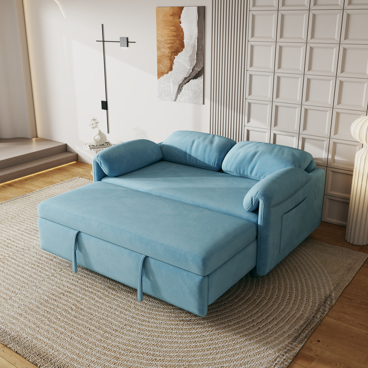Sofa Showcase: 54" Velvet
