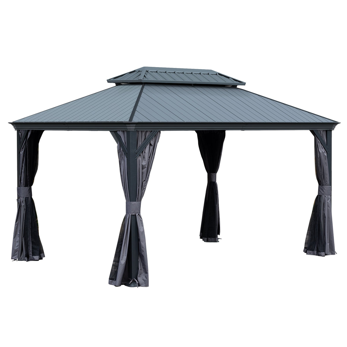 10'x14' Hardtop Gazebo with Resin Roof