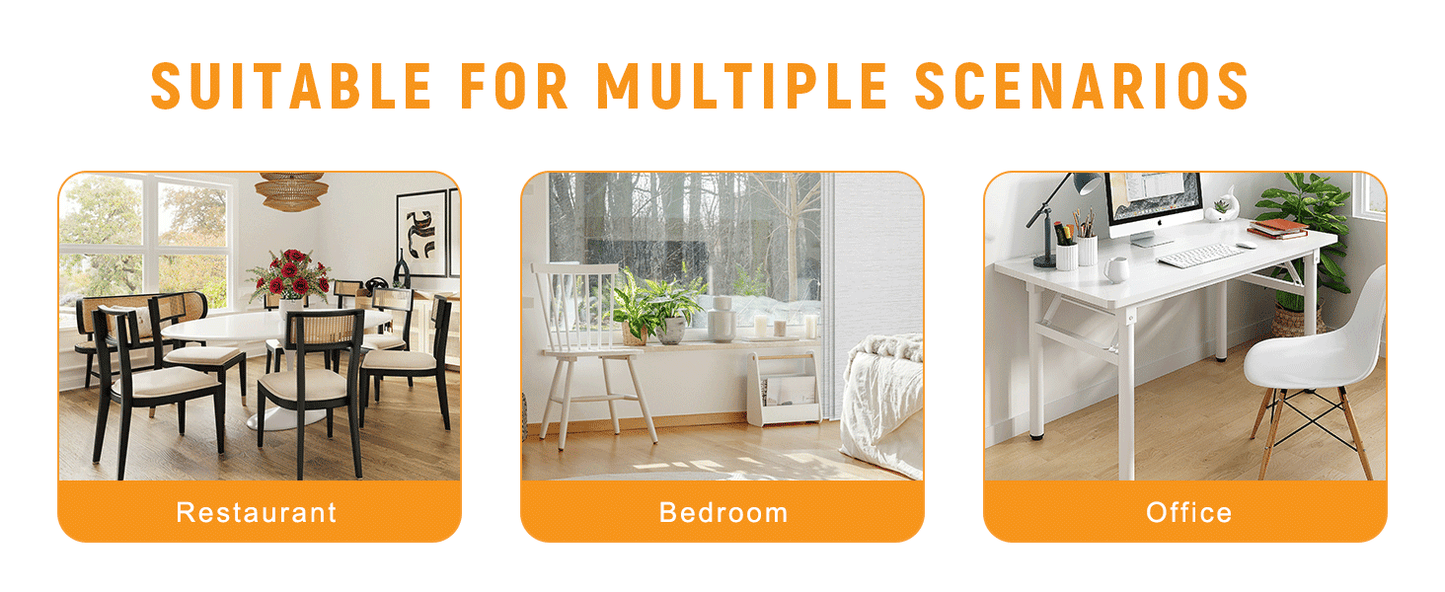 Luxury Minimalist Chairs - Set of 4 High Quality Dining Chairs