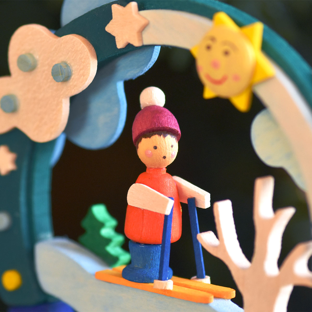 Diorama - Ski Run - Christmas tree decoration