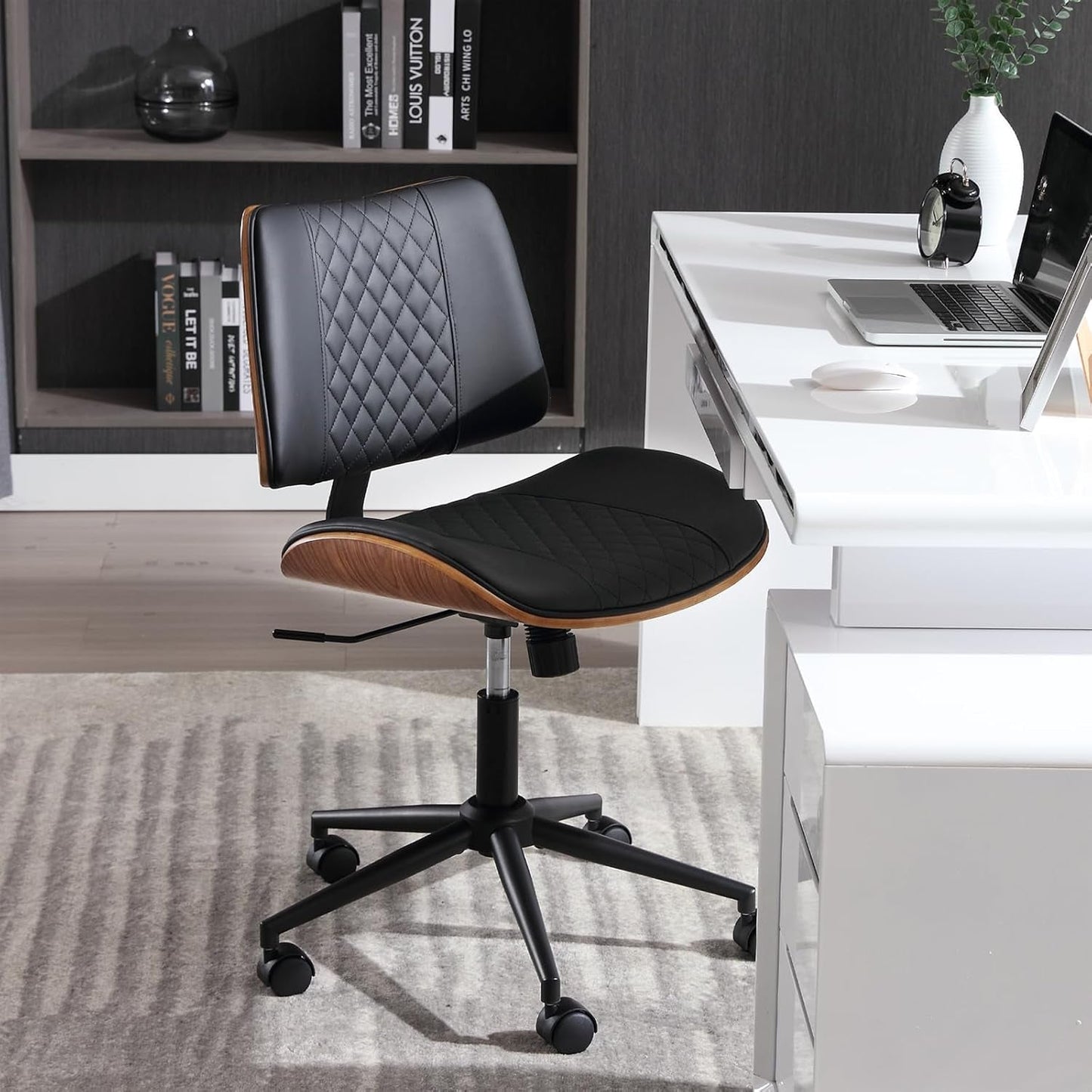 Office Chair Black 360 Swivel Ergonomic Desk Chair