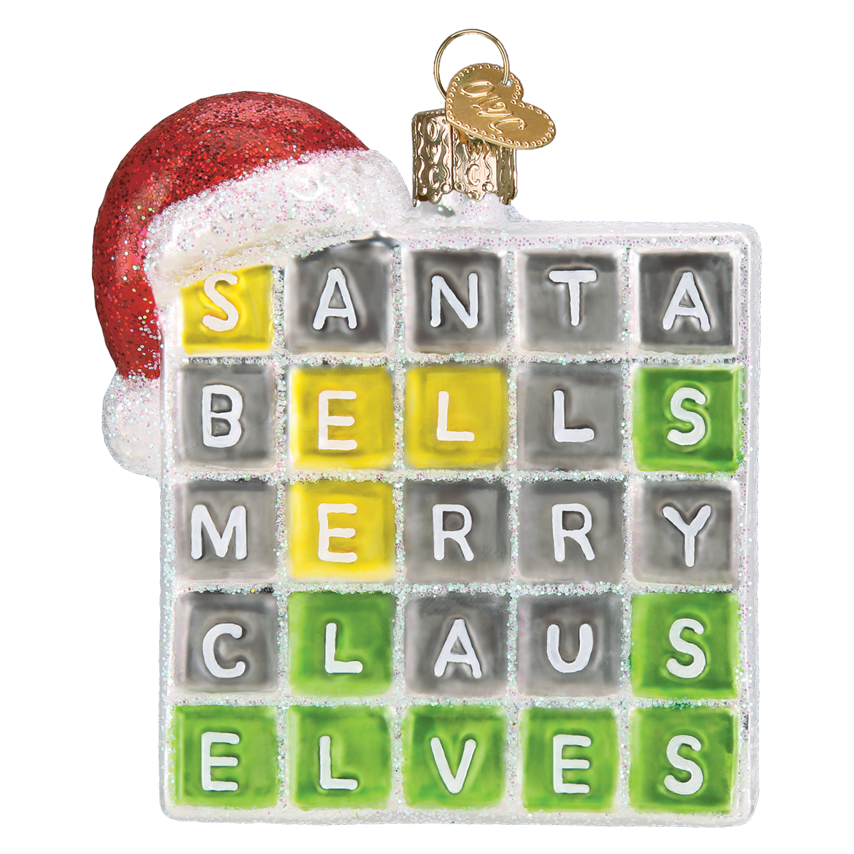 Merry Words Ornament