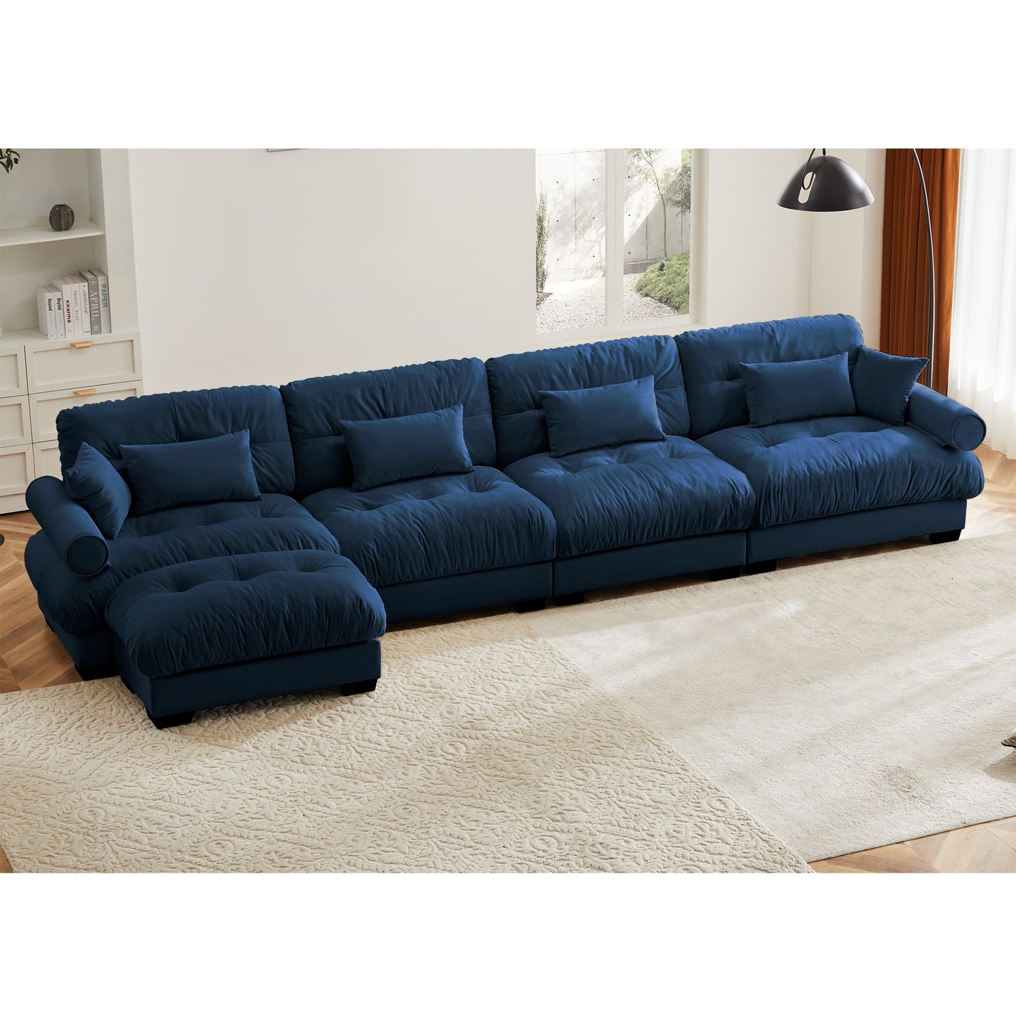 L Shaped Sectional Cloud Sofa