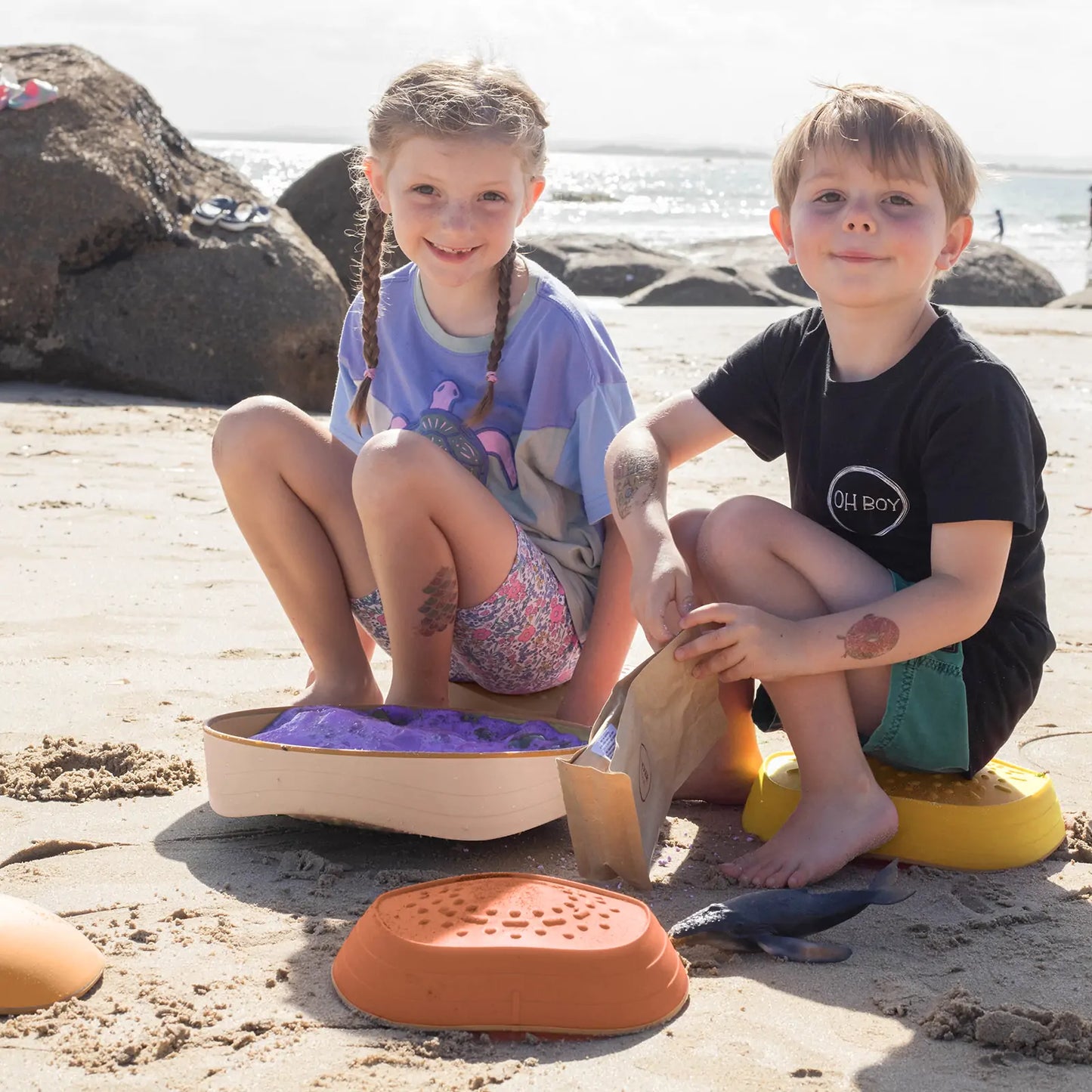 Tiny Land® Stepping Stones - Sunset Hues