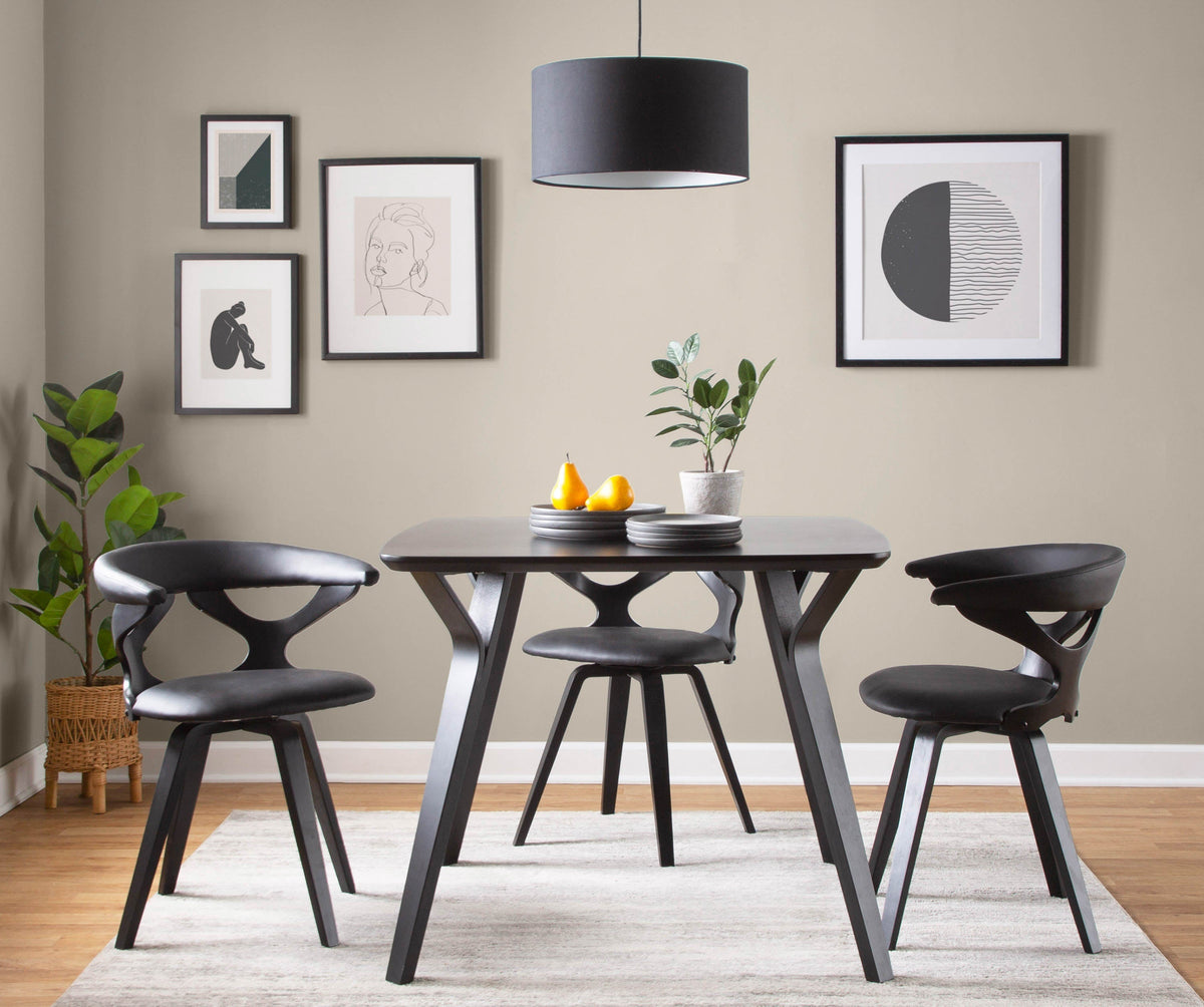 Contemporary Dining Accent Chair with Swivel