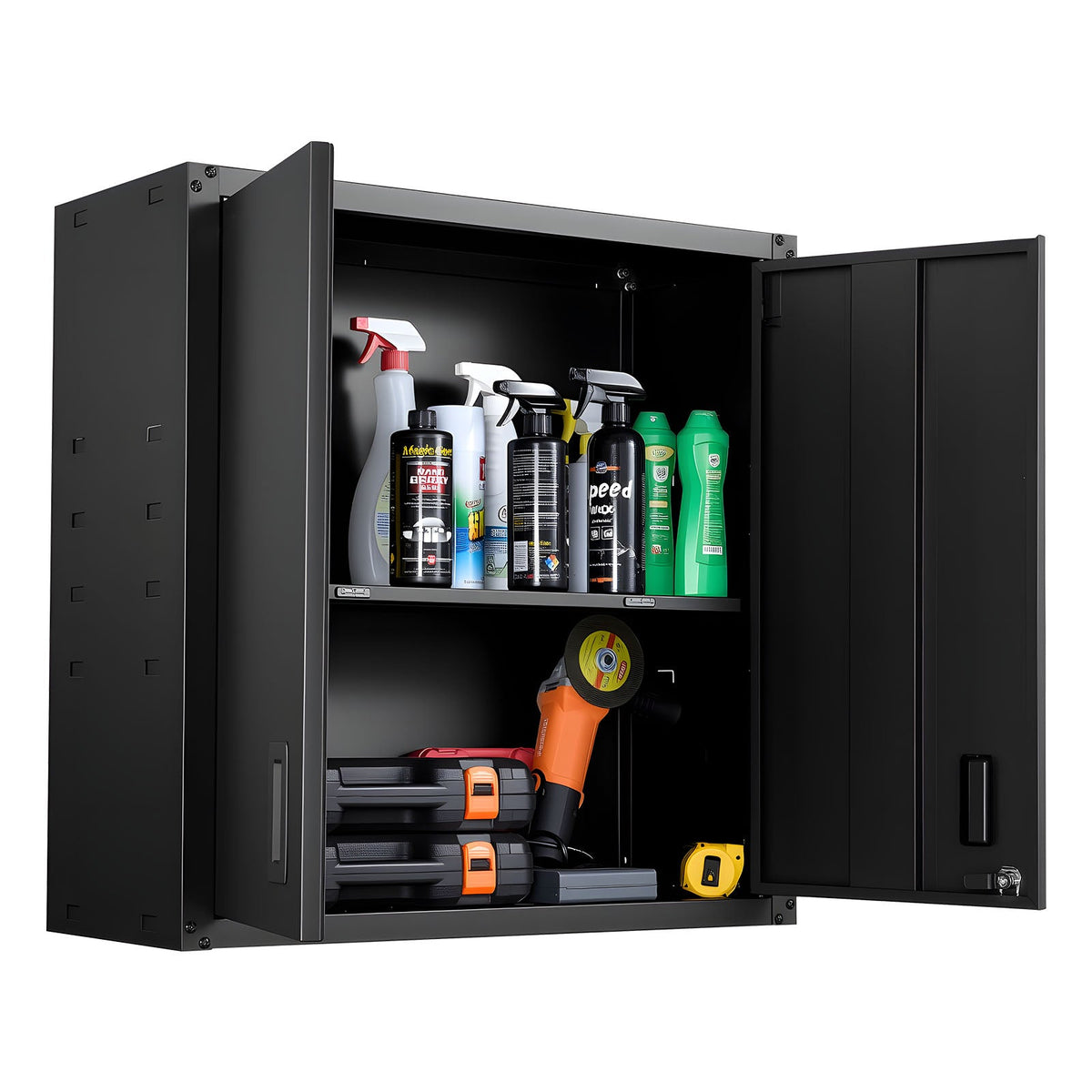 Metal Wall Cabinet, 30W x 12.2D x 30H Inch