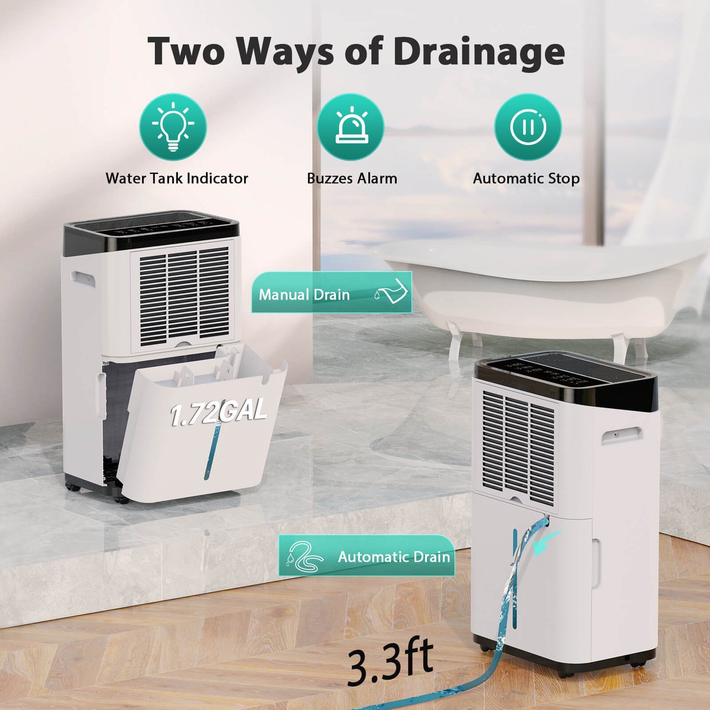 45 Pints Dehumidifier D4220B