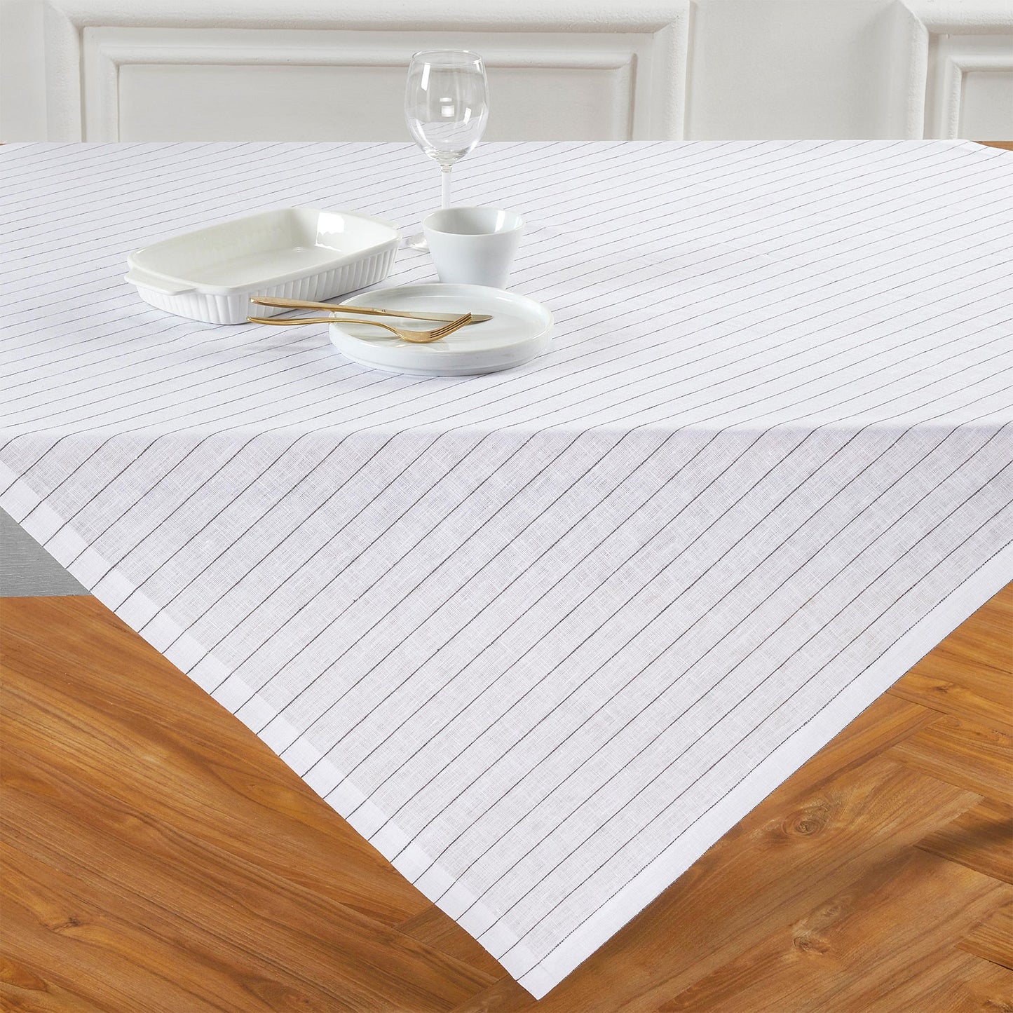 Pinstripe Table Throw