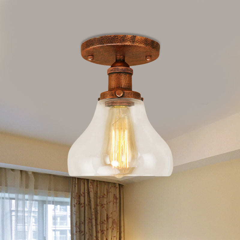 Illuminate Your Space with Timeless Style: The Farmhouse Cone Ceiling Light