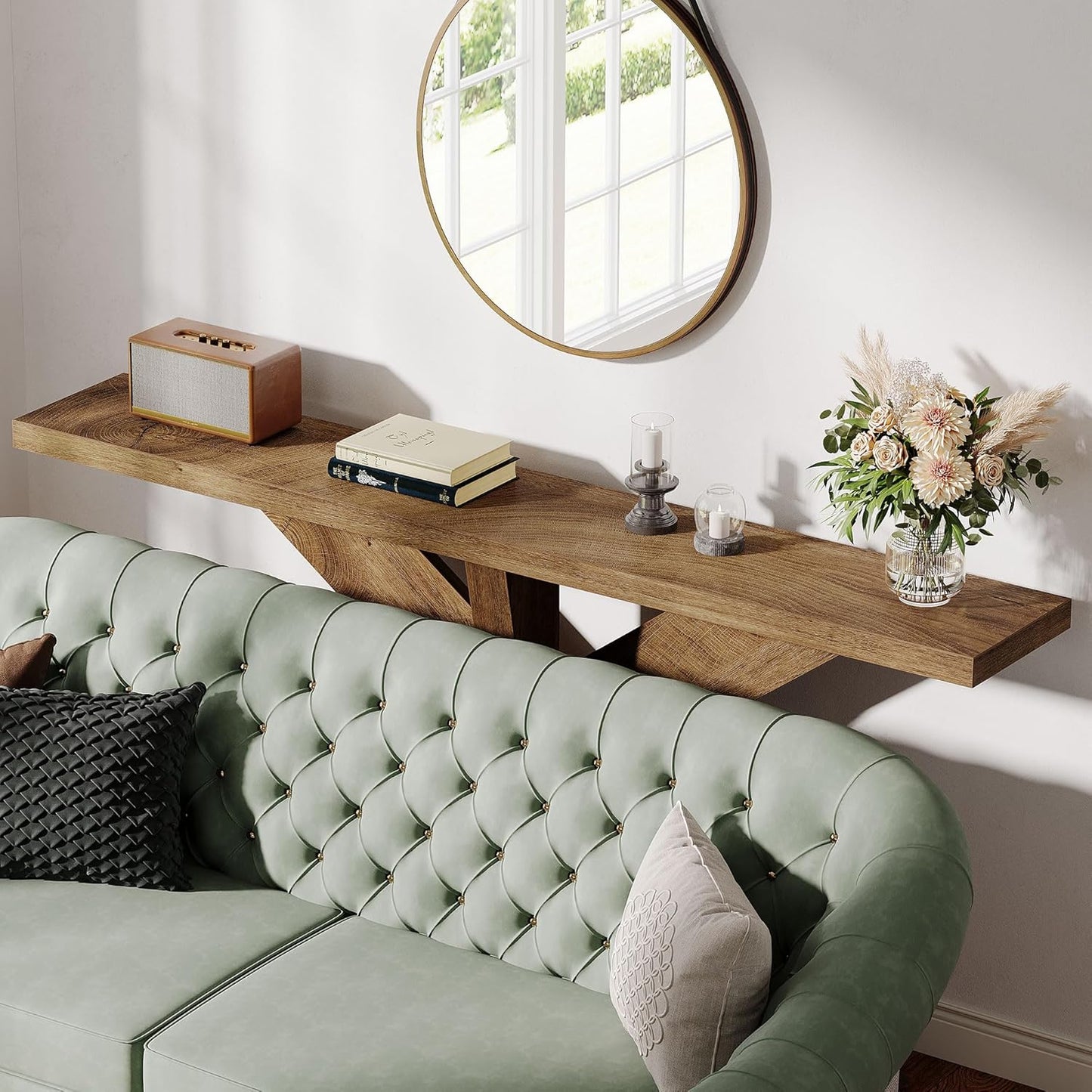 70.9" Long Farmhouse Console Table