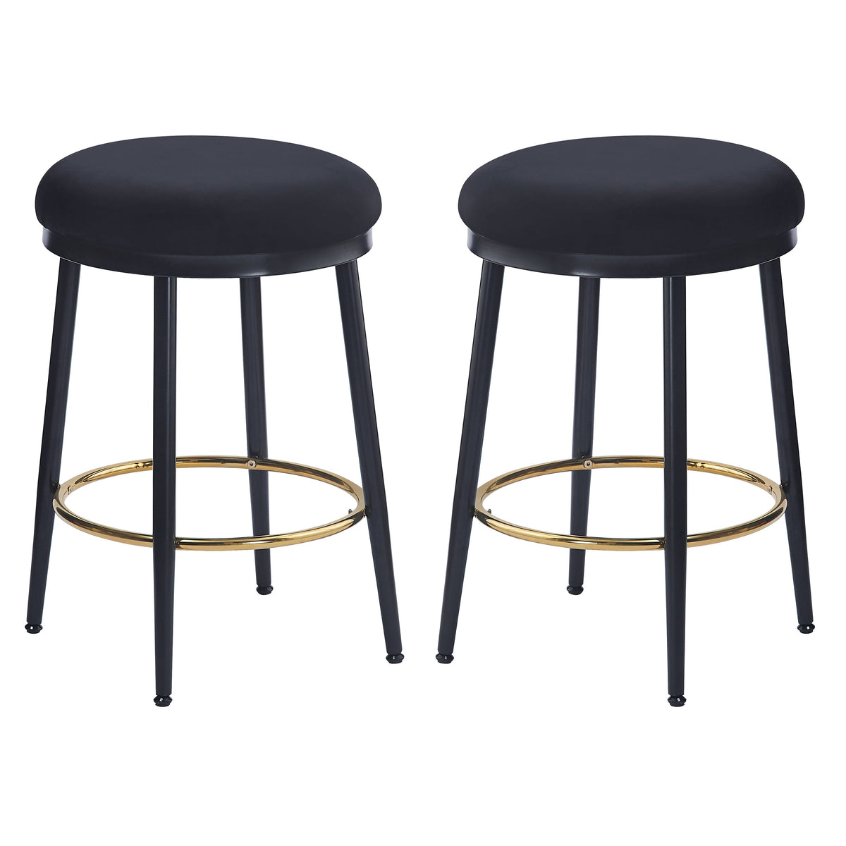 24.75" Modern Counter Stools Set of 2