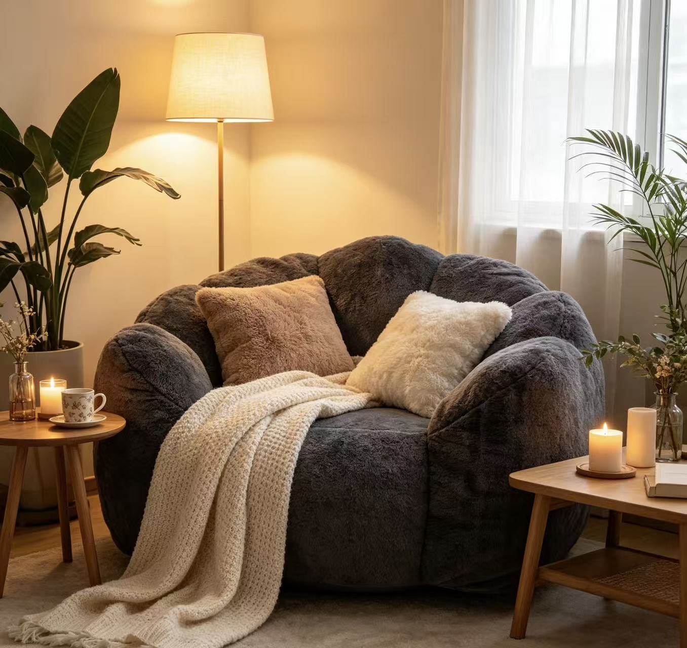 Large Single Petal Cloud Sofa Chair
