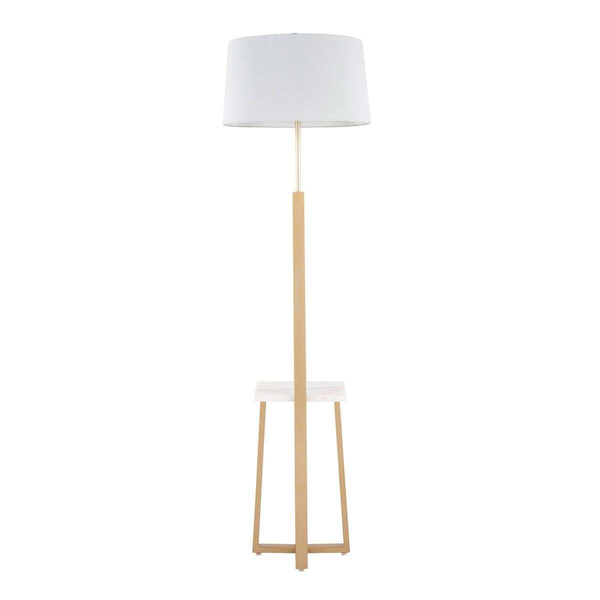 Shelf Contemporary Floor Lamp