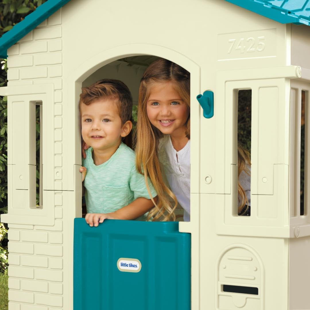 Blue Cape Cottage Playhouse Large Outdoor Kids Playhouse