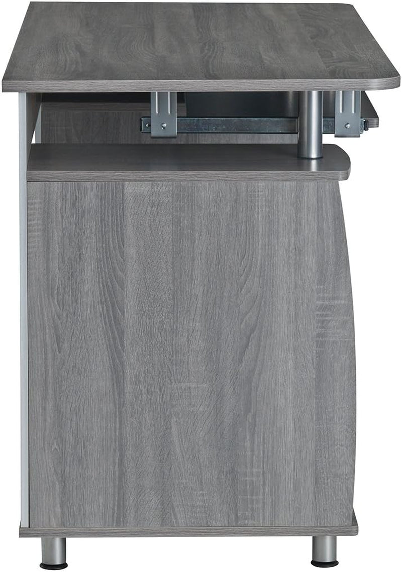 47.5 Inch Computer Desk Keyboard Tray File Cabinet