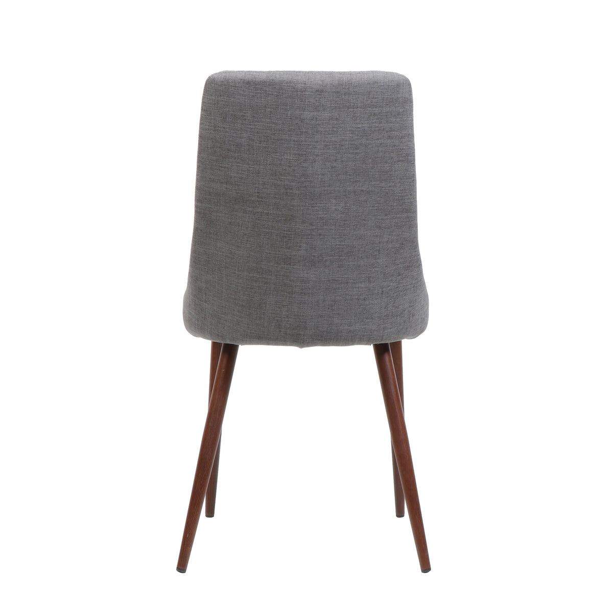 Mid Century Modern Fabric Armless Dining Chairs, Set of 2