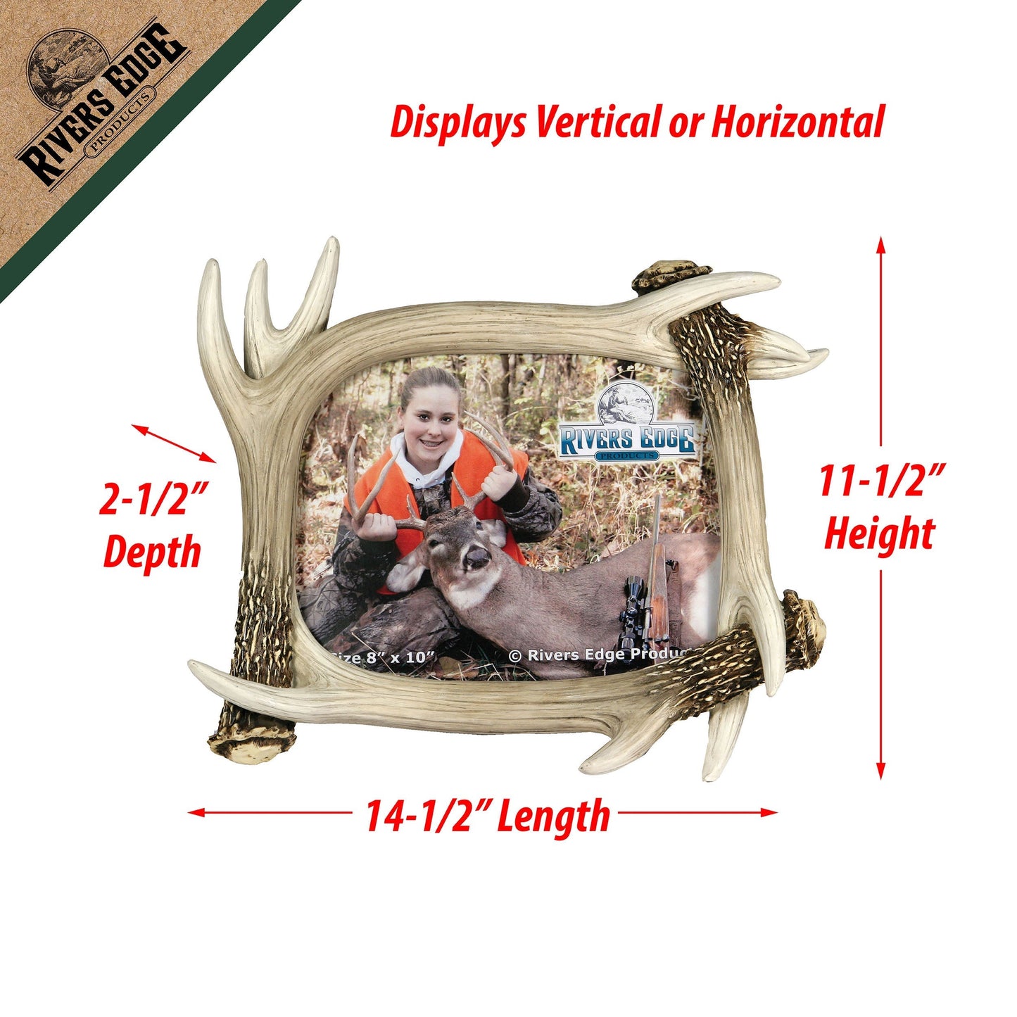 Picture Frame 8in x 10in-Antler