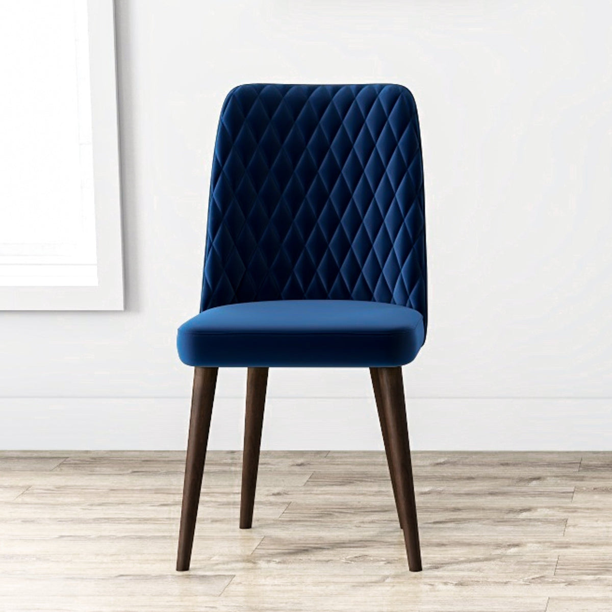 Katie Mid-Century Modern Velvet Dining Chair Set of 2