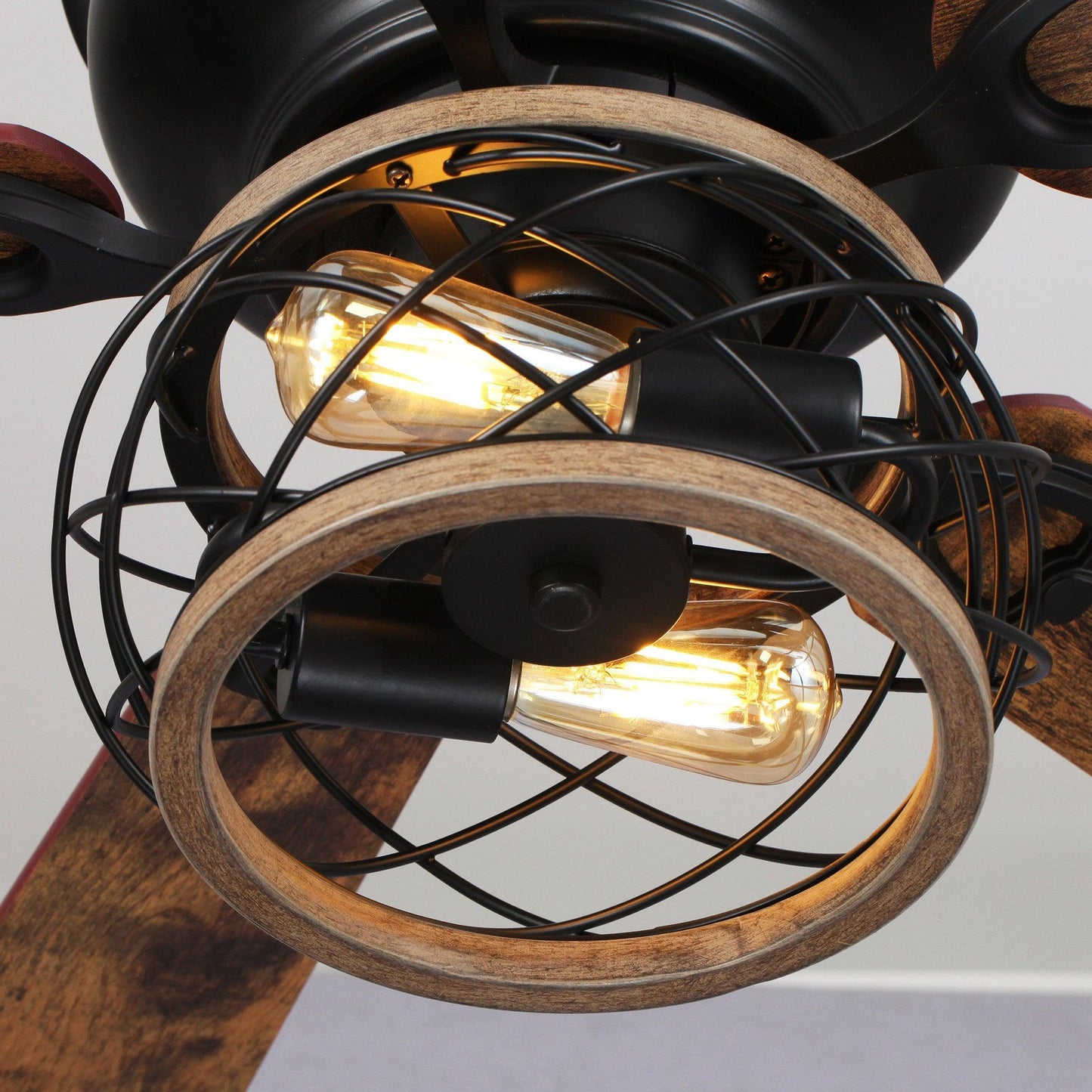 48" Antwerp Farmhouse Flush Mount Reversible Ceiling Fan with Lighting and Remote Control