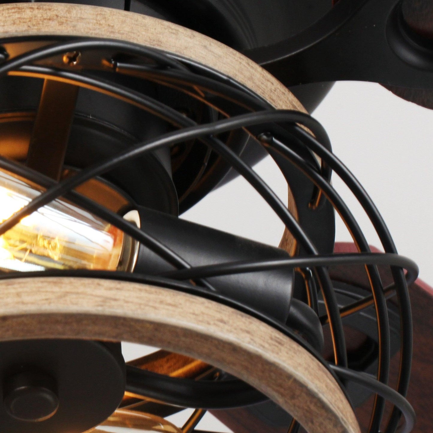 48" Antwerp Farmhouse Flush Mount Reversible Ceiling Fan with Lighting and Remote Control