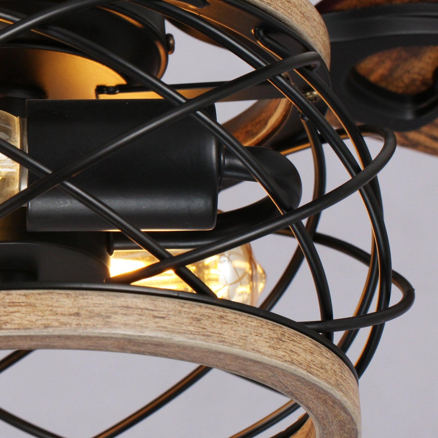 48" Antwerp Farmhouse Flush Mount Reversible Ceiling Fan with Lighting and Remote Control