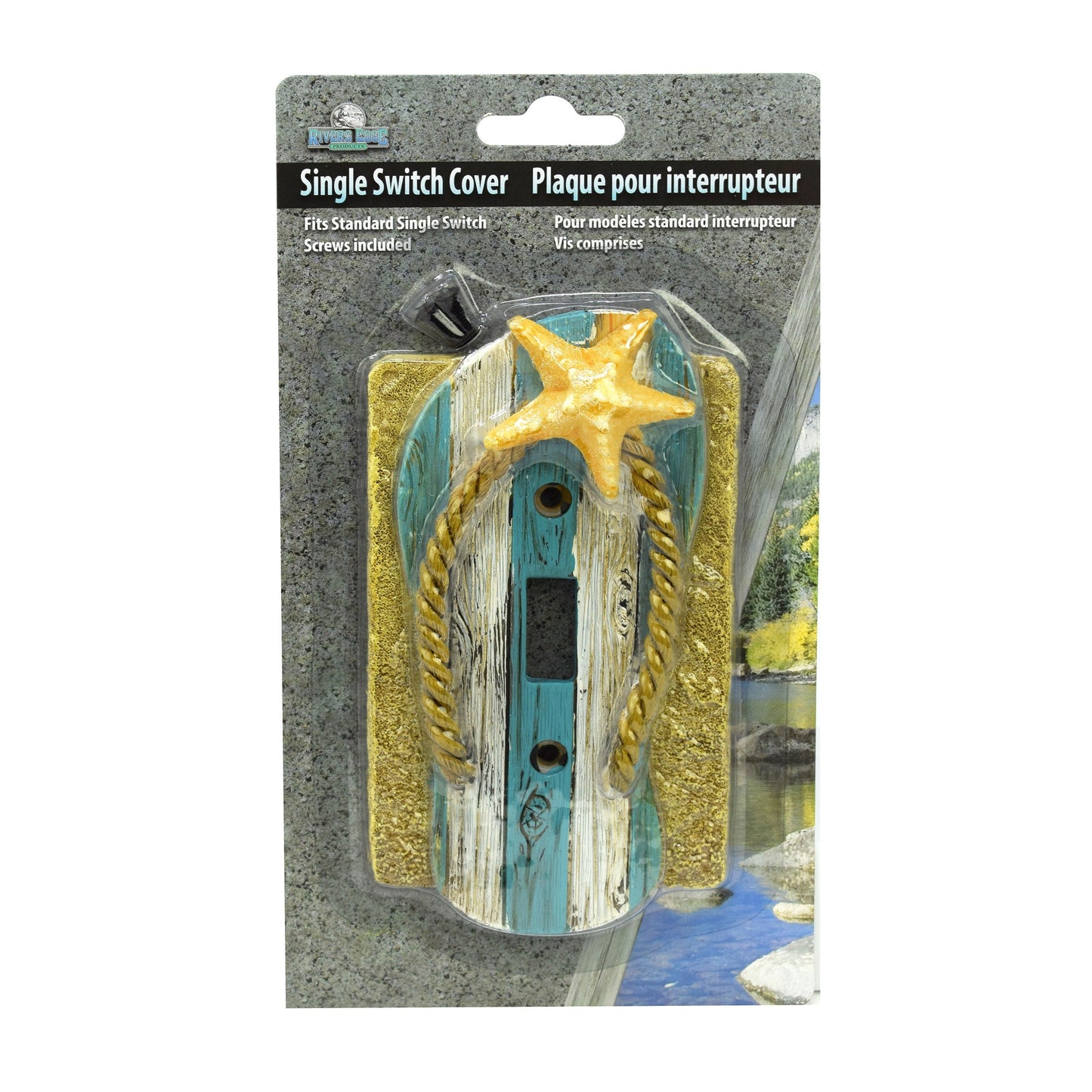 Electrical Cover Plate Single Switch-Beach