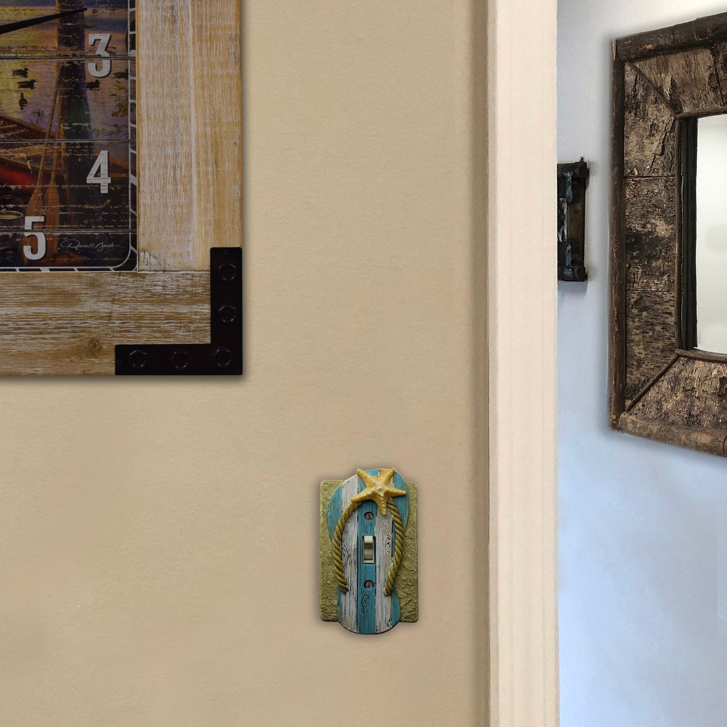 Electrical Cover Plate Single Switch-Beach