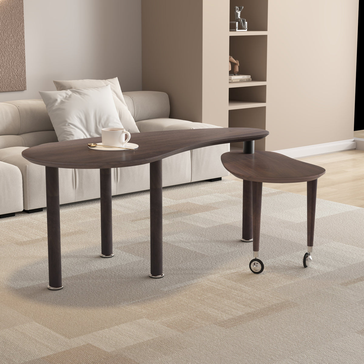 360 Degree Rotatable Coffee Table