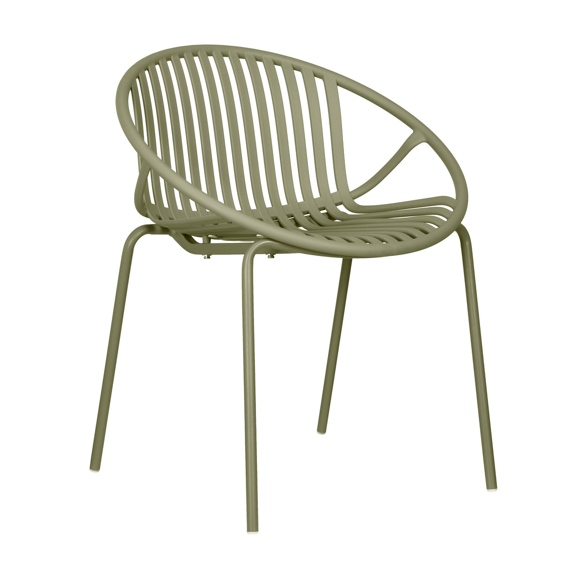 7 Pieces Outdoor Modern Metal and Polypropylene Dining Set