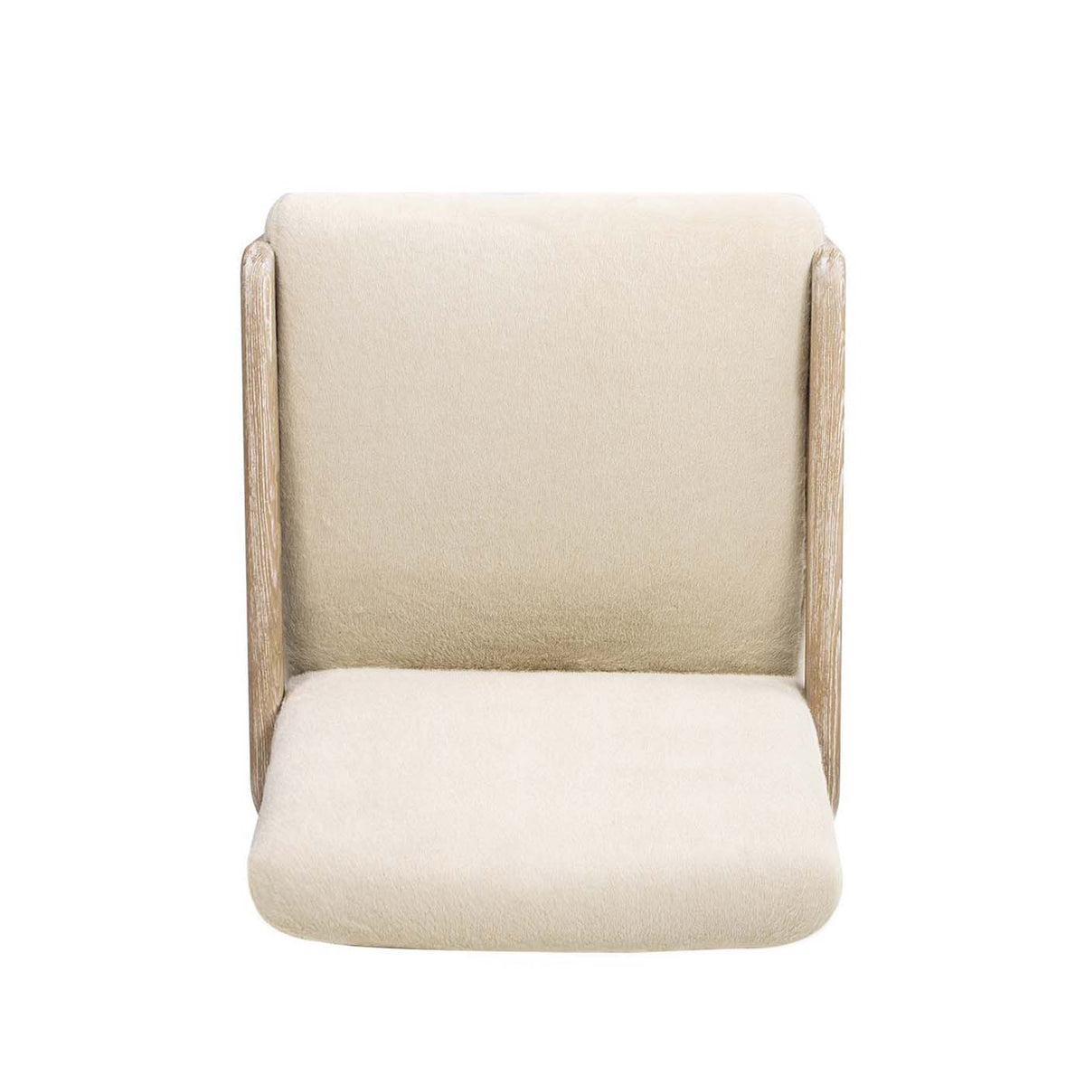 Arizona 25.5" Solid Ash Wood Upholstered Counter Stool
