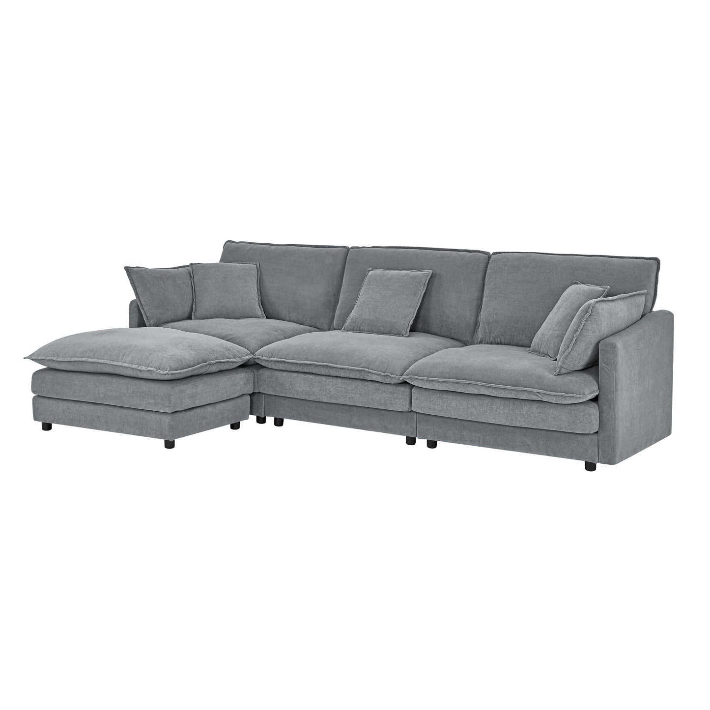 Modern Home Living Room L-Shaped Sectional Sofa
