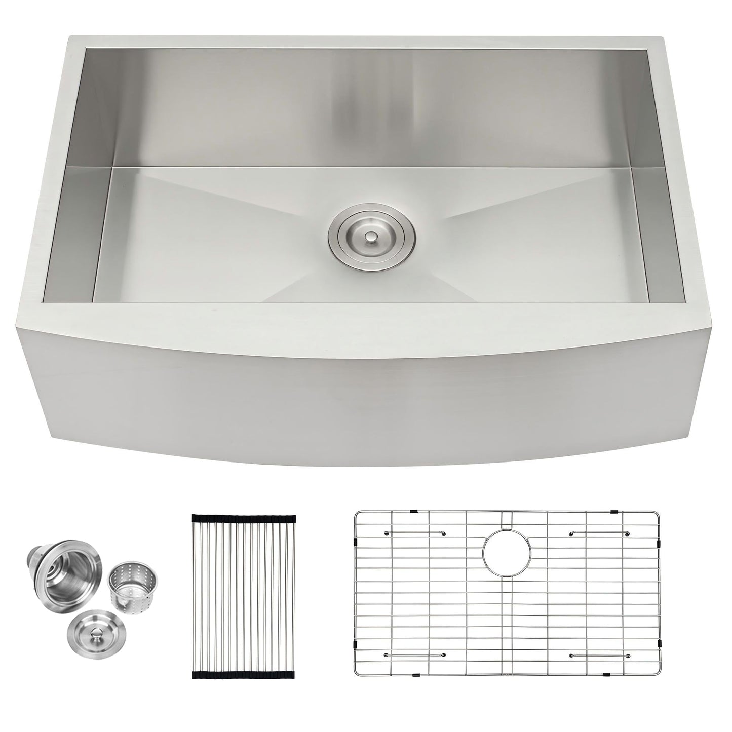 36 Farmhouse Sink - Stainless Steel Apron Front Kitchen Sink
