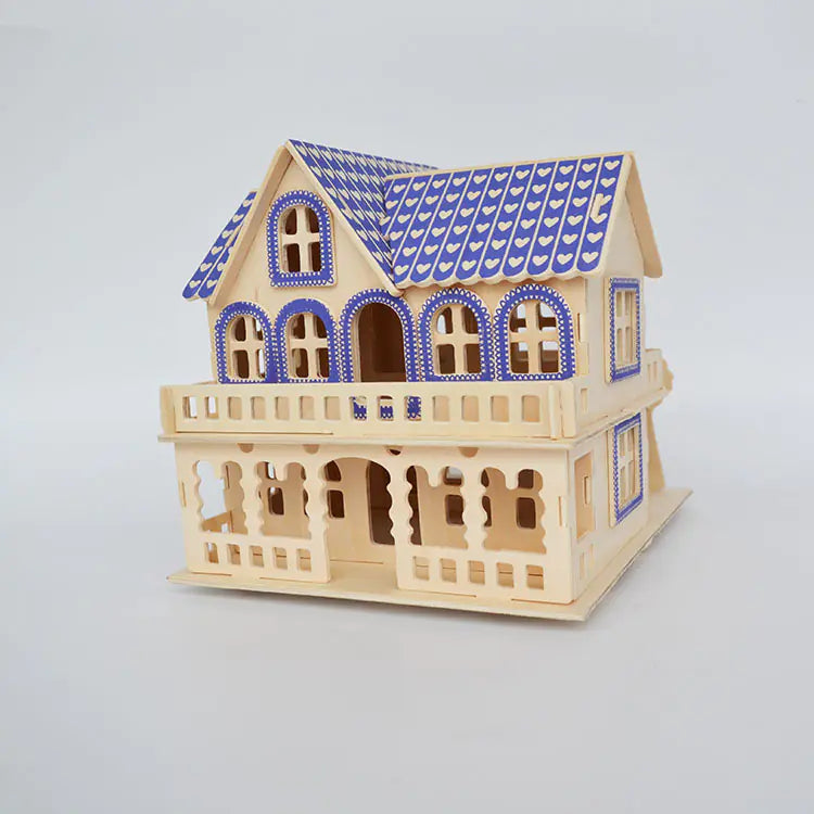 3D Wooden House (Aegean Villa)