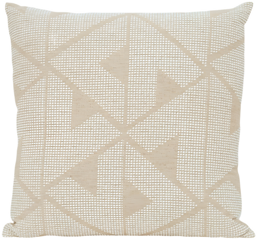 Sierra Pillow Cover in Natural, Schumacher Textiles