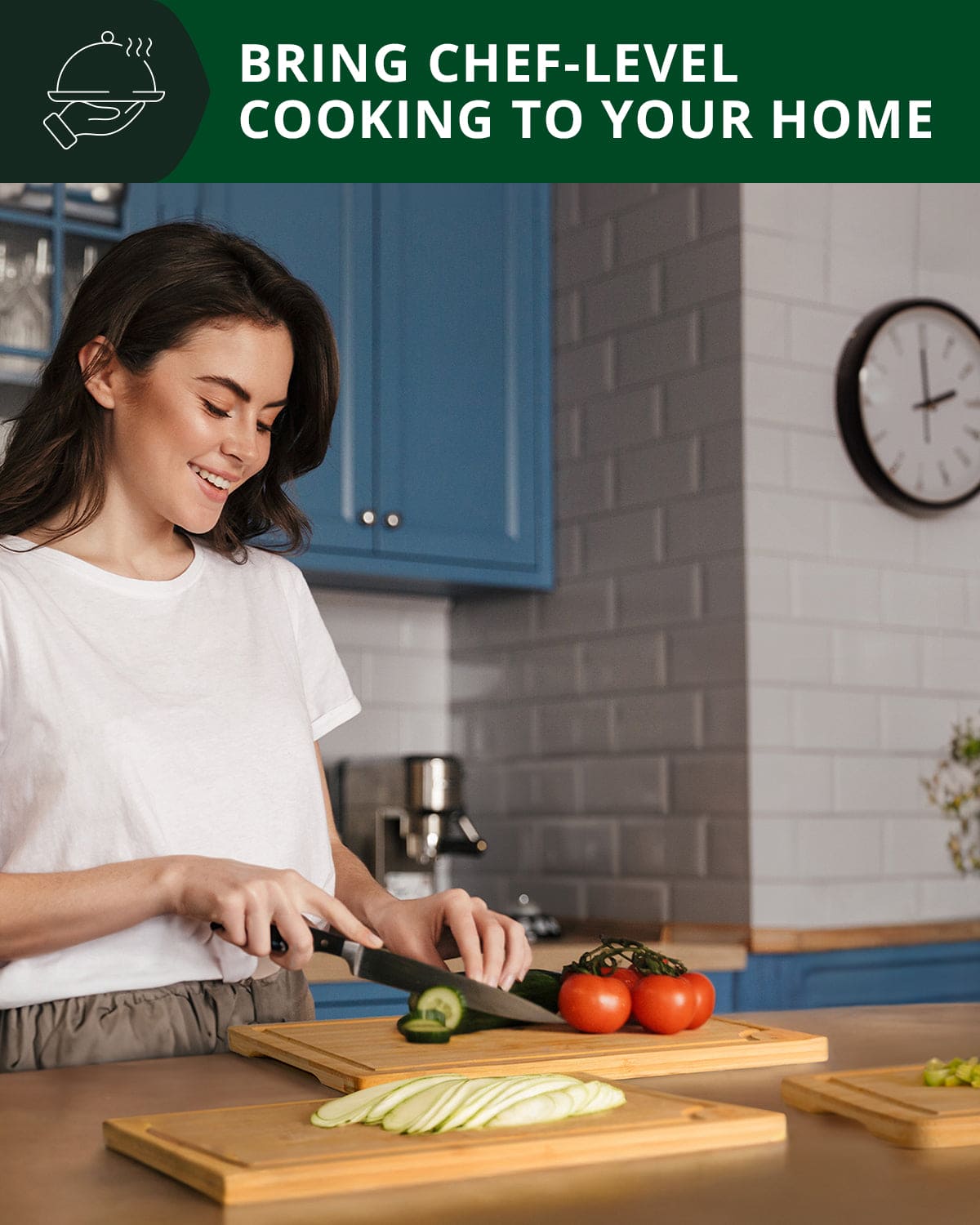 Cutting Board Set of 3, Bamboo