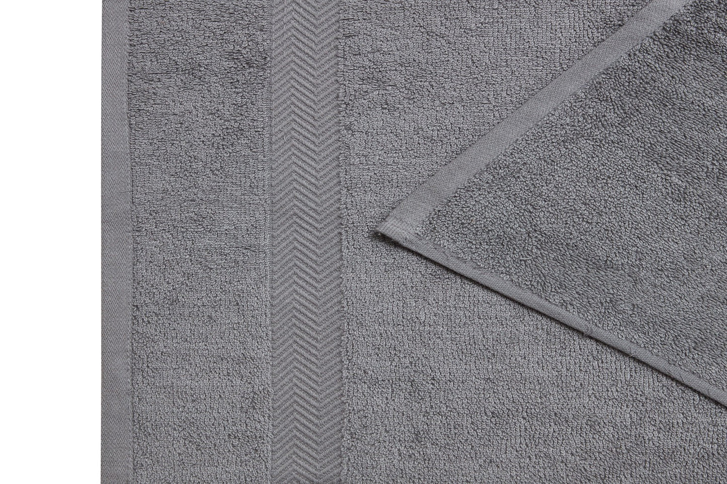 Kathy Ireland 6 Piece Chevron Jacquard Towel Set with Lets Dry