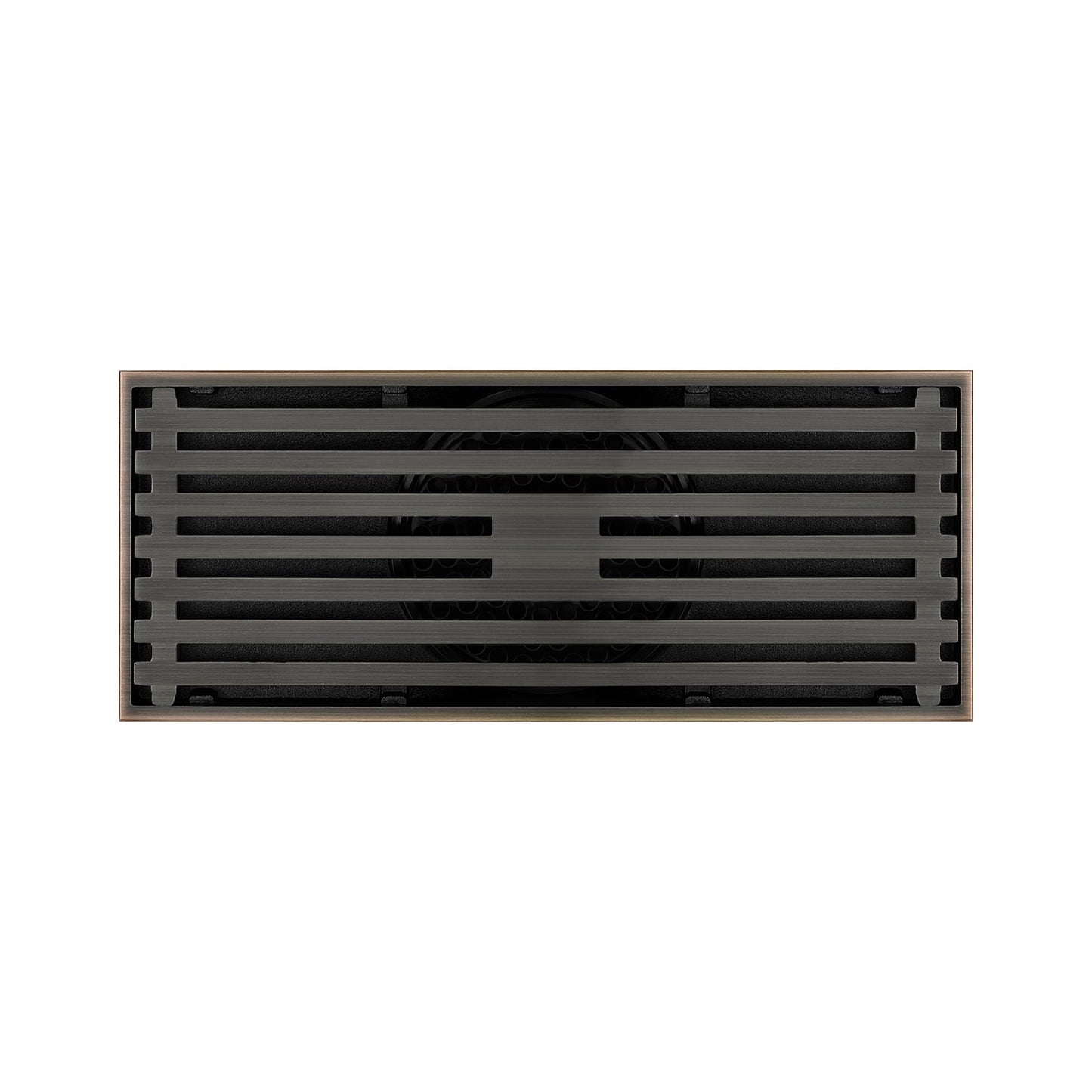 Oil rubbered bronze brass shower drain 4 or 8 inch  with ABS base