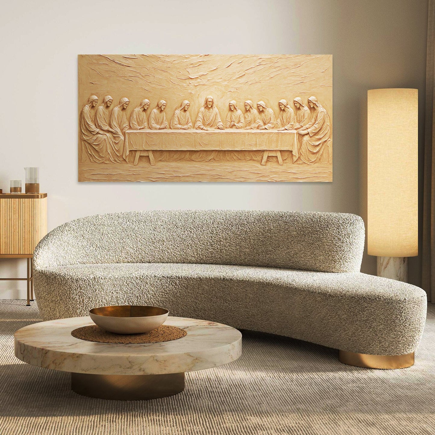 The Last Supper Minimalist Faith Wall Art