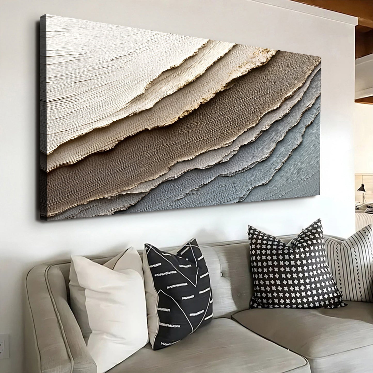 Abstract Earth Tones Wall Art