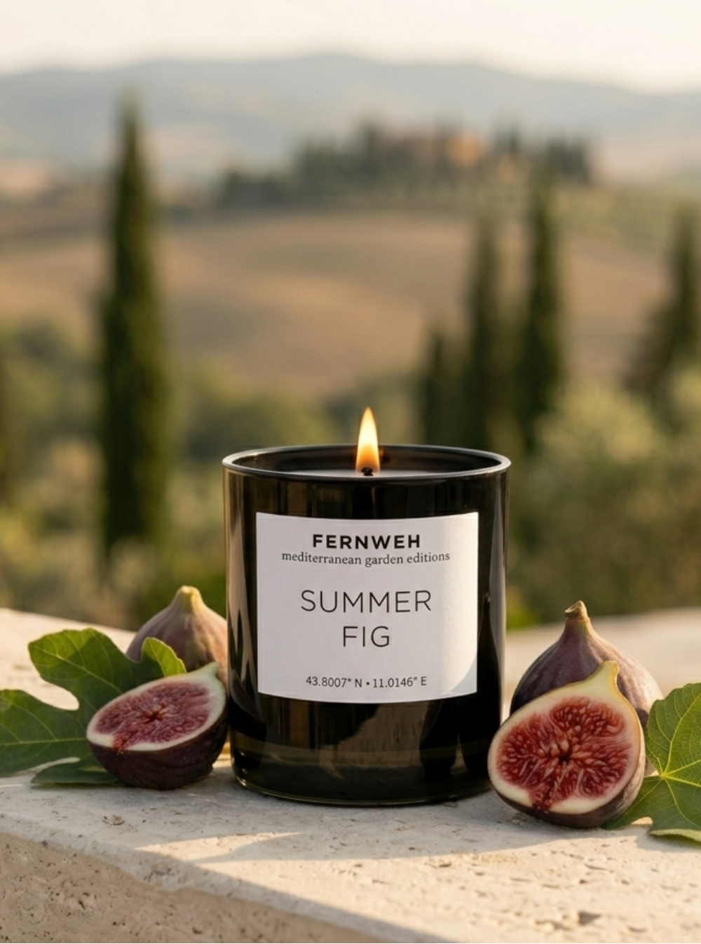 Summer Fig Scented Soy Candle