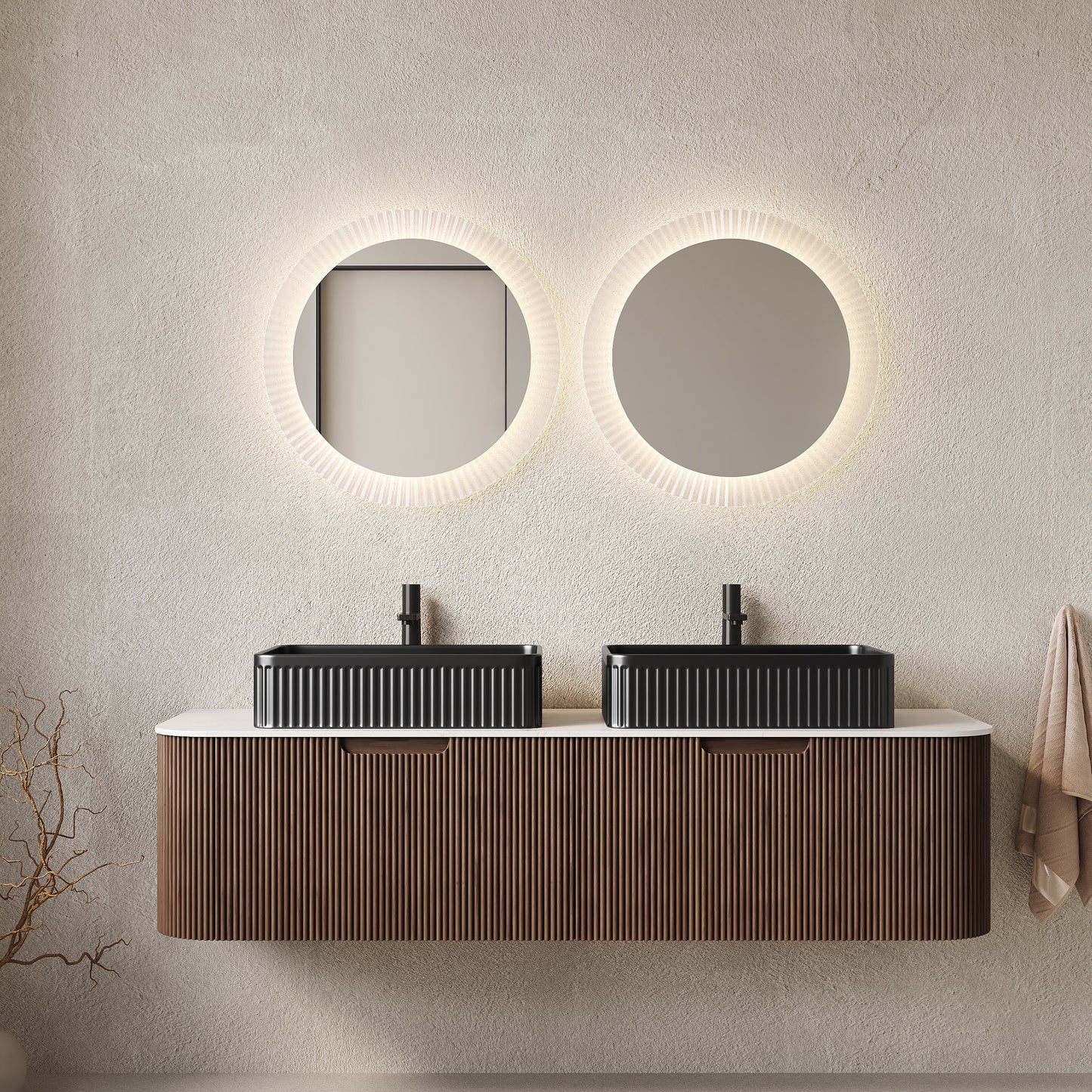 DINA 60" Bathroom Vanity with Sinks