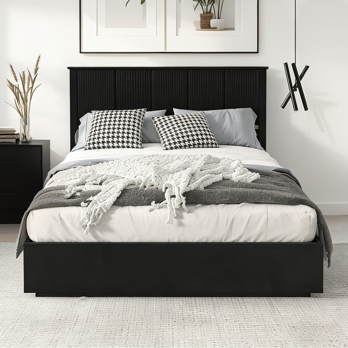 Stylish Queen Size Bed Frame