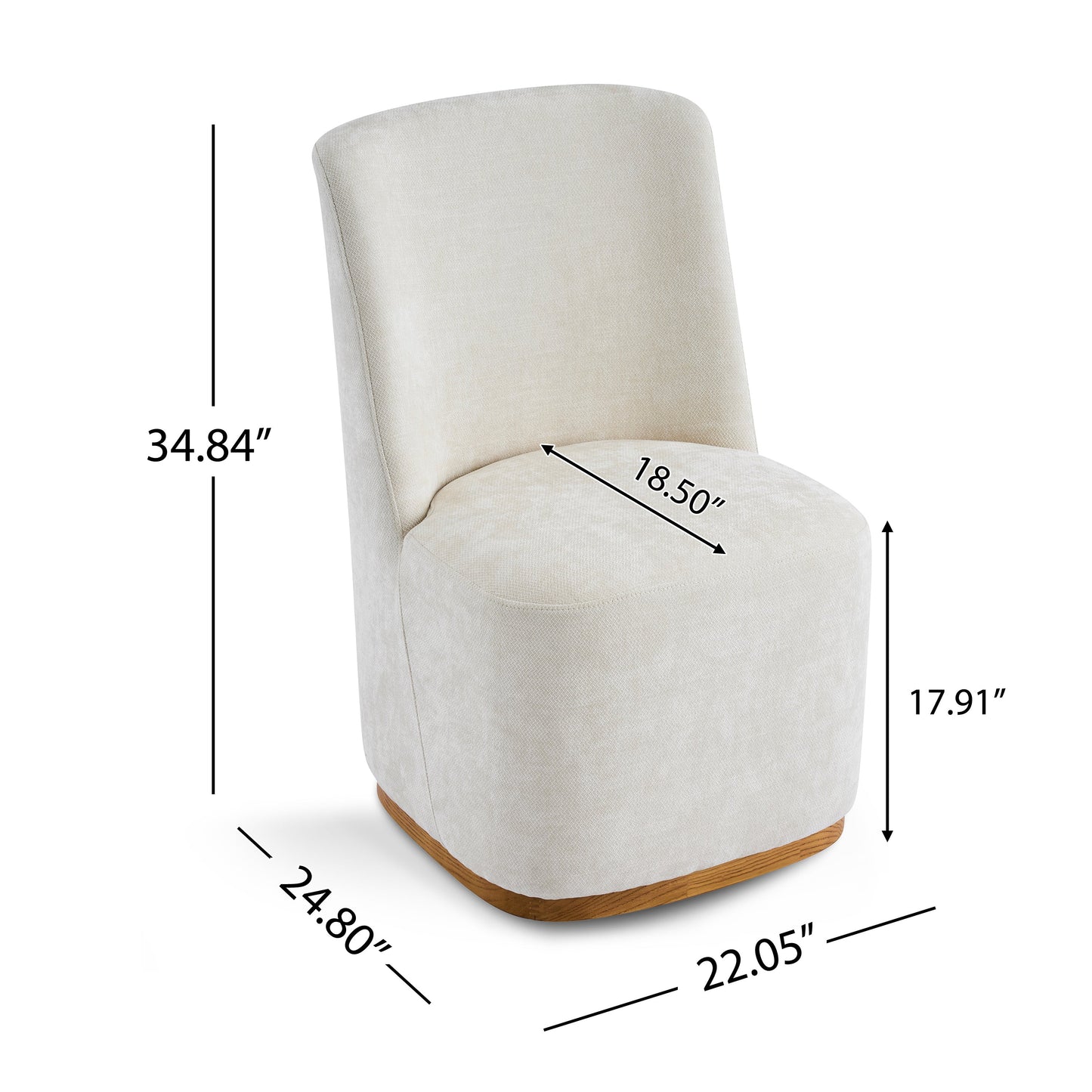 Modern Indoor Dining Chair Set of 2