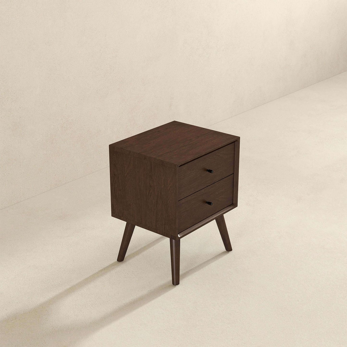Mid-Century Modern Caroline Night Stand 2-Drawer