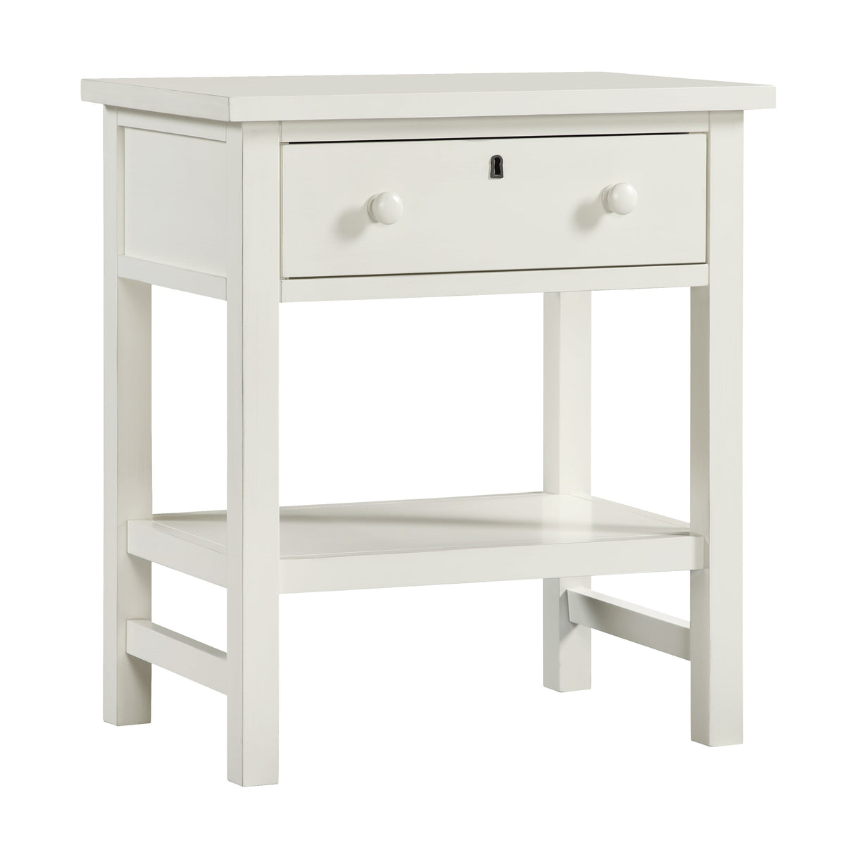 Finley 1-Drawer Storage Nightstand - Antique