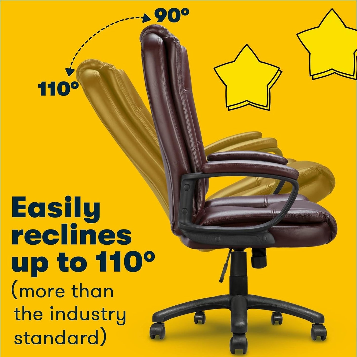 Ergonomic Big and Tall Office Chair Up to 400 Lbs Capacity With High Back